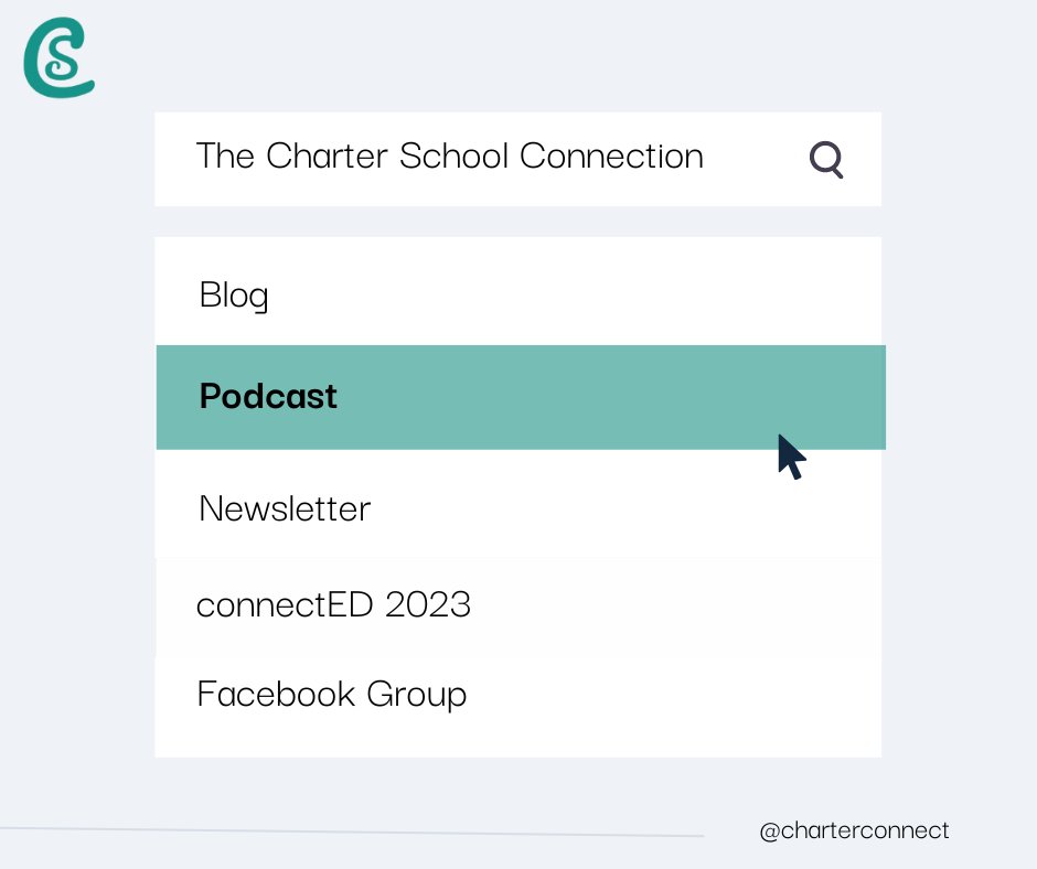 charter_connect's tweet photo. The Charter School Connection is an open community where administrators, board members, &amp; faculty come together to advance the education of the next generations. 

Join today by checking out our blogs, podcast episodes, newsletters, Facebook group, &amp; upcoming conferences! https://t.co/FbHL9hy7zh