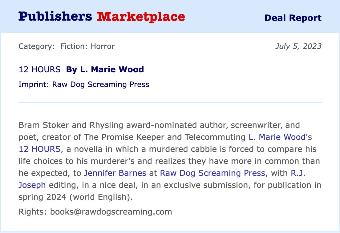 L. Marie Wood tweet media