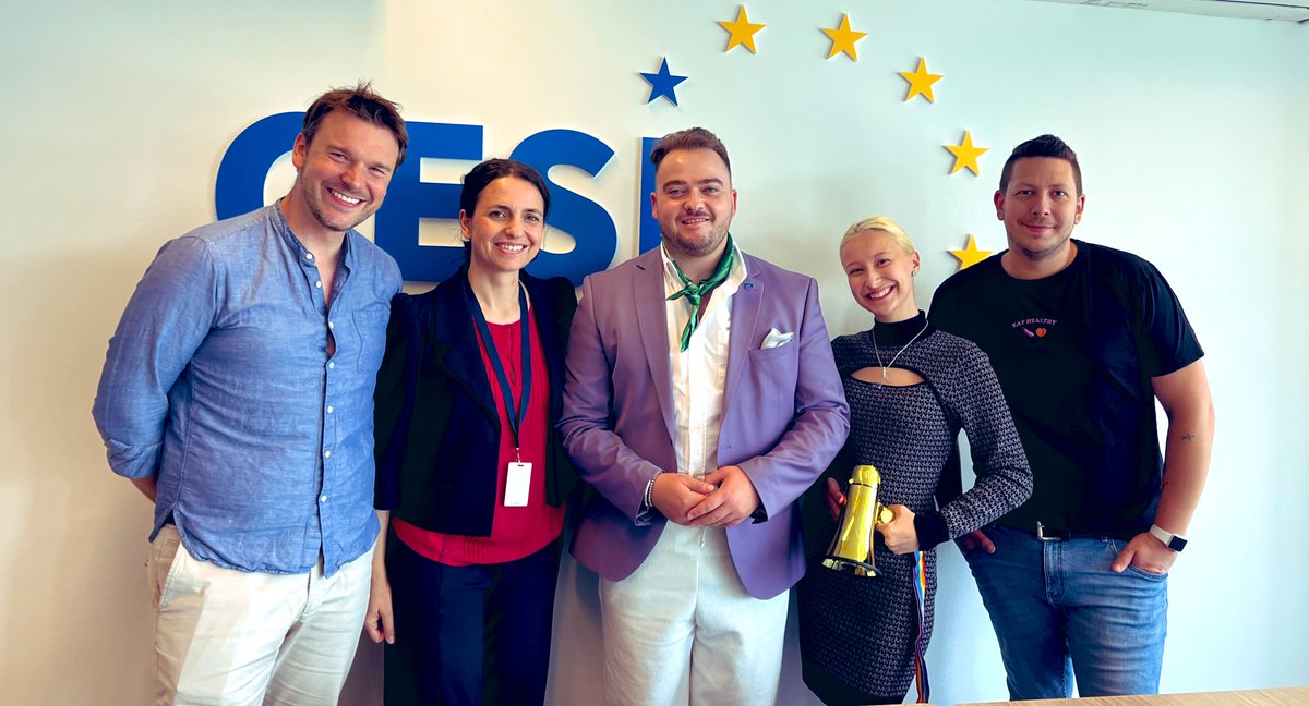 🙌🎓Celebrating the first generation of #WEP leaders in <a href="/CESIunions/">CESI - Independent Trade Unions</a> office 

🇪🇺Europe is a common project for which we are all happy to contribute to!

#EuropeanYearofSkills2023 #mobility #freedom #allworkerscount 

📣Making #youth voices be heard!