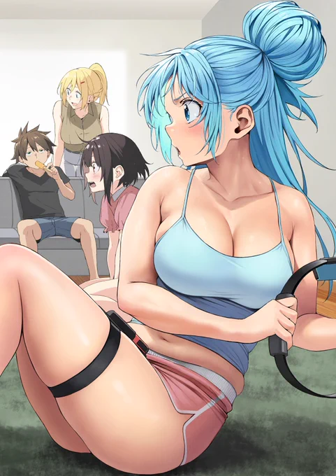 『100分後にたらふく食って台無しにするアクア』 