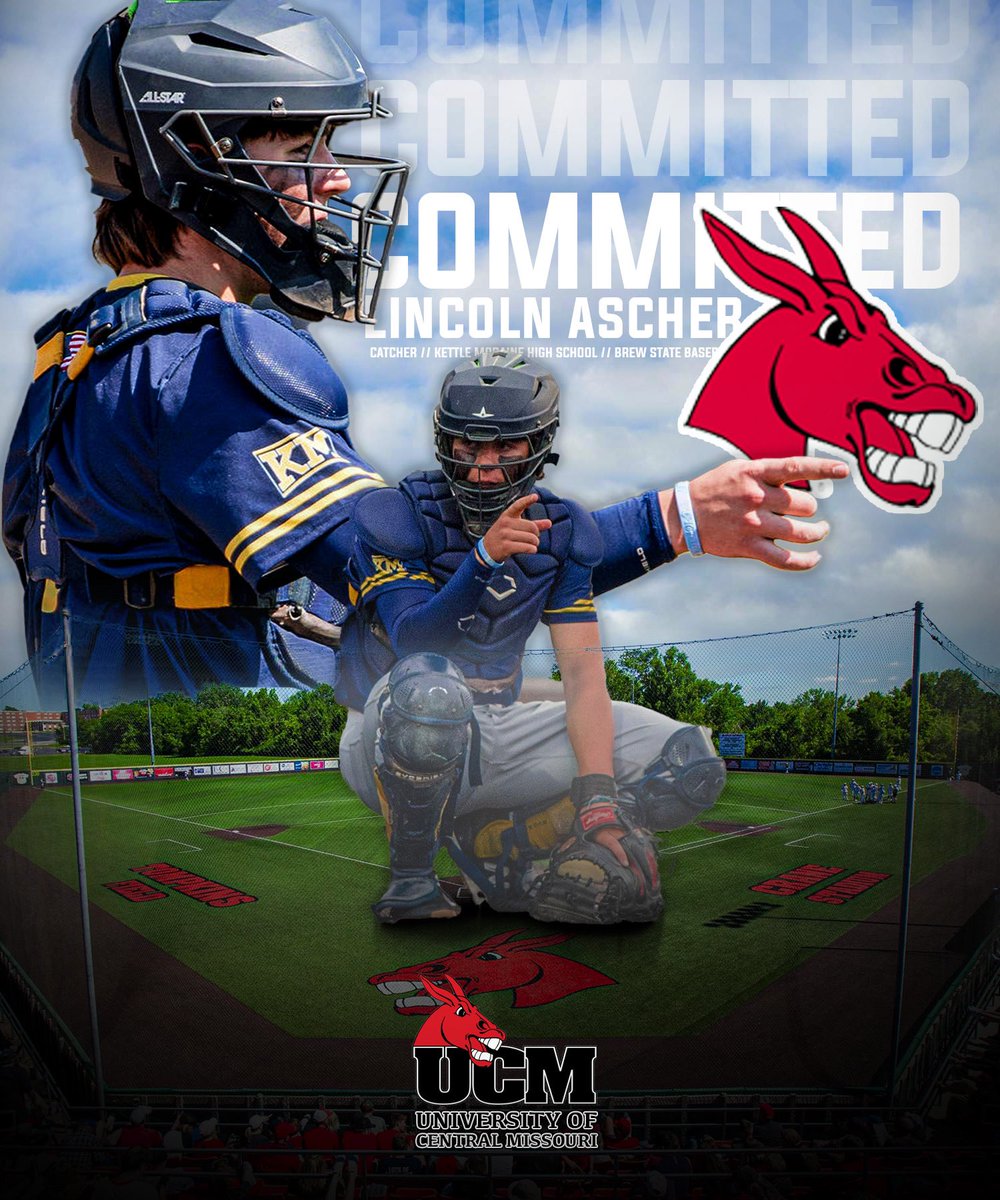 I am extremely excited and thankful to announce my commitment to the University of Central Missouri to further my academic and baseball career. I would like to thank all my coaches, teammates, friends, family, and God because nothing would be possible without them. ROLL STABLE!!!