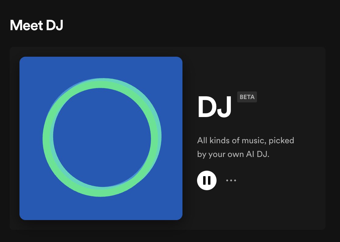Yeah, Threads and all is cool but did you check out your AI DJ on Spotify yet? Pretty neat!