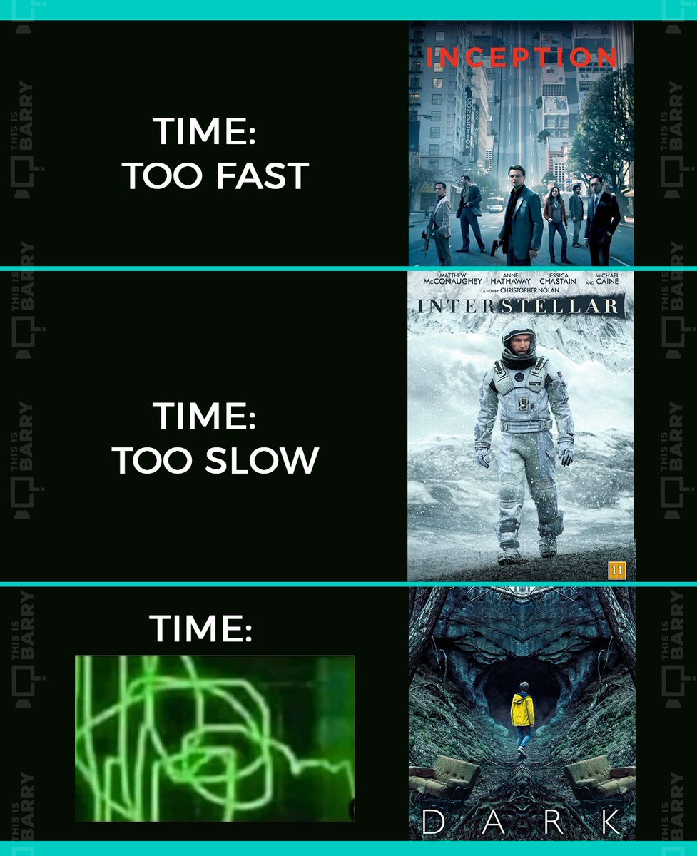 thisisbarry_com's tweet photo. #FilmTwitter Now I know, why I feel a state of chaos while finding my TV remote.😵💫
#Time slows down a lot...🤣
#TimeWrap #Cinephile #Dark #Inception https://t.co/6d0d5eJZPn