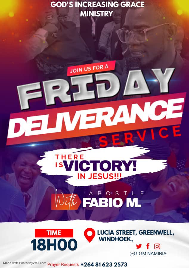 gigm_namibia's tweet photo. Come receive your deliverance and that of your loved ones. https://t.co/5ccVdfNjZS