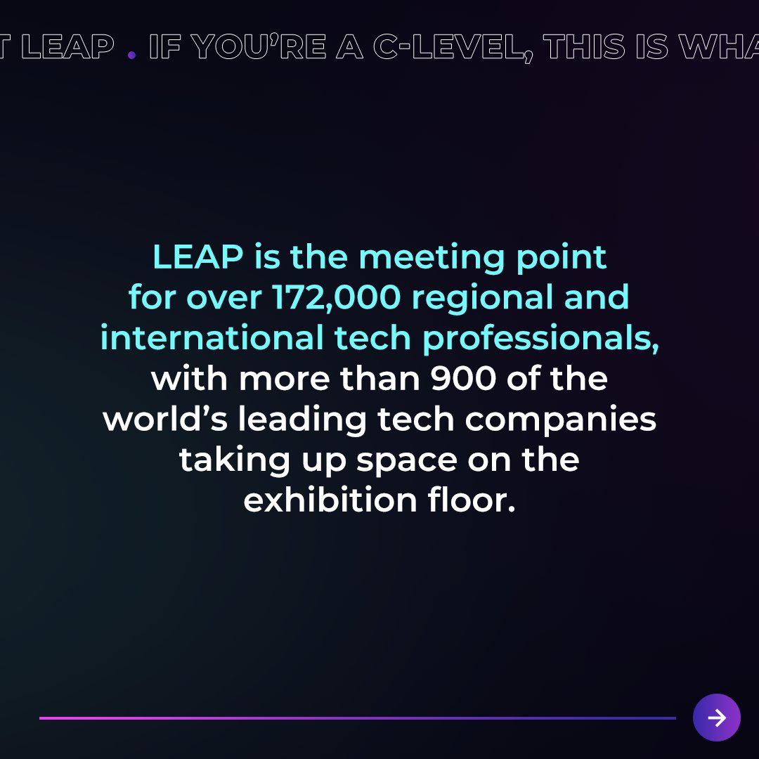 LEAPandInnovate's tweet photo. If you’re a C-level executive, you’ve definitely heard about LEAP and could be considering attending LEAP 2024.
Hear from some of the C-levels who’ve attended and loved LEAP over the last two years: https://t.co/DOEmdfrfzd
#LEAP24 #newblog #Clevels #KSA #innovation https://t.co/IxvWNkmqGy