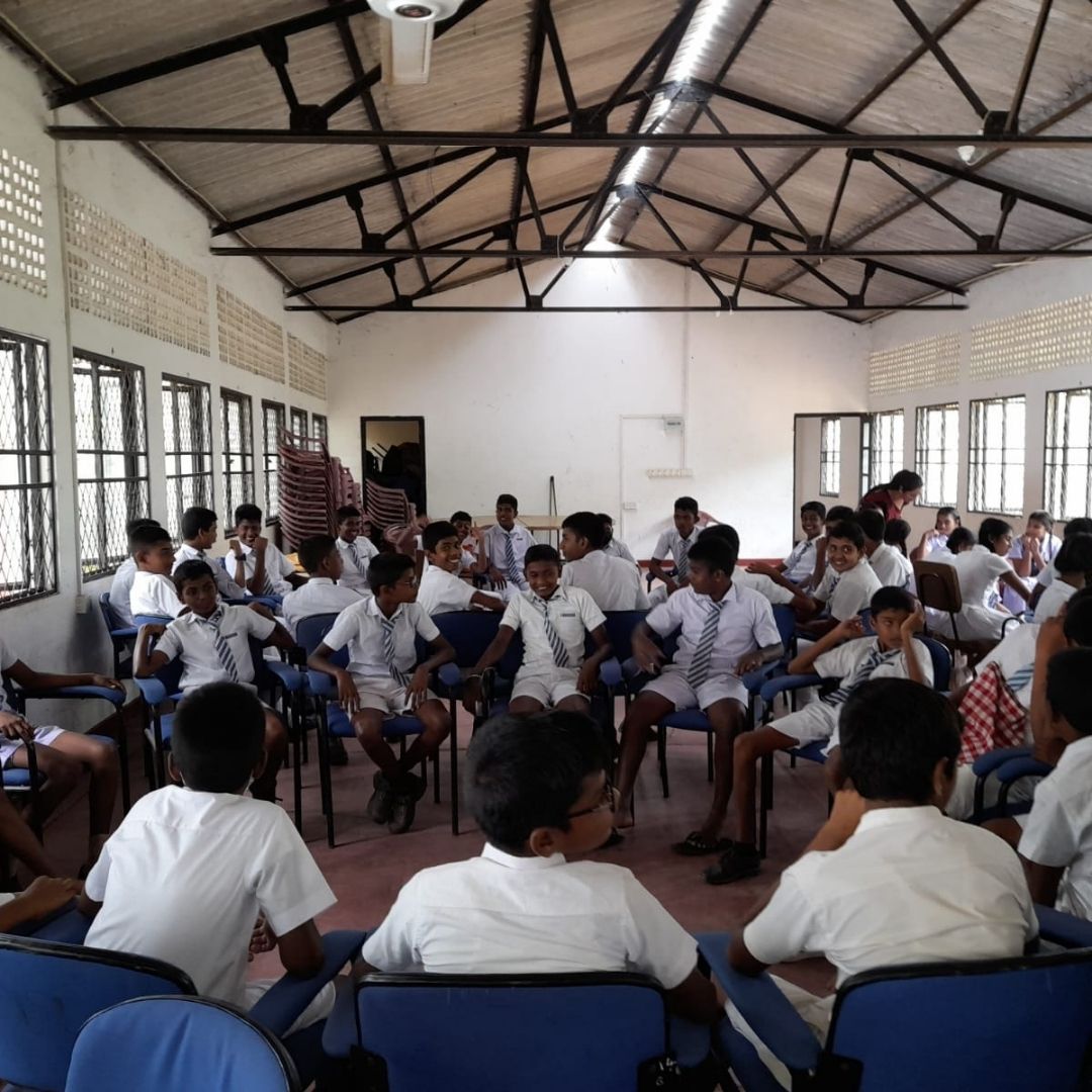 FEOSriLanka's tweet photo. We’ve started our Schools Programme in Minneriya!  Today was Day 1 of our first round of conservation-based educational activities for the kids at the Nagalakanda MV and Ananda Balika National Schools, covering topics related to climate change. https://t.co/rWeiMQbO7H