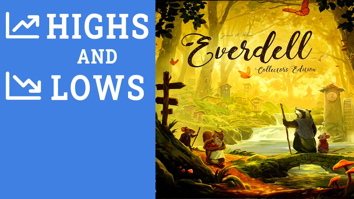 Checkout our new Highs/Lows video of playing Everdell.  Let us know what game you'd like us to cover next! buff.ly/3NgIxB9