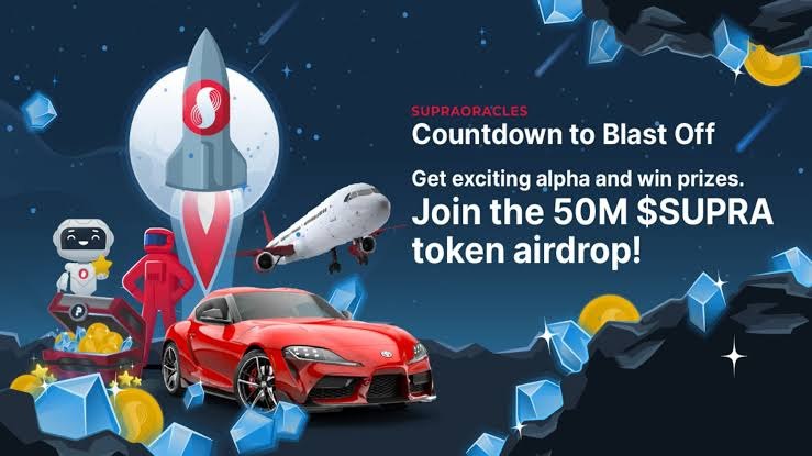 AirdropKart's tweet photo. 🚨 Airdrop: @SupraOracles (SUPRA)
🔥 Reward: 200 SUPRA + 25 Stars
🏆 Winners: For all valid users
📅 End Date: Q4 2023

ℹ️ Airdrop Link: https://t.co/03cAtD3hFC

#Airdrop https://t.co/Ibd52O0x8t