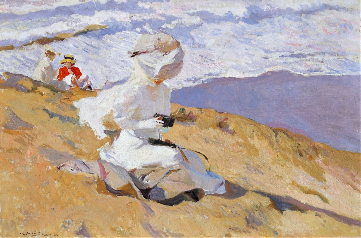 "Instantánea", Biarritz by Joaquín Sorolla (1906), at <a href="/MuseoSorolla/">Museo Sorolla</a>