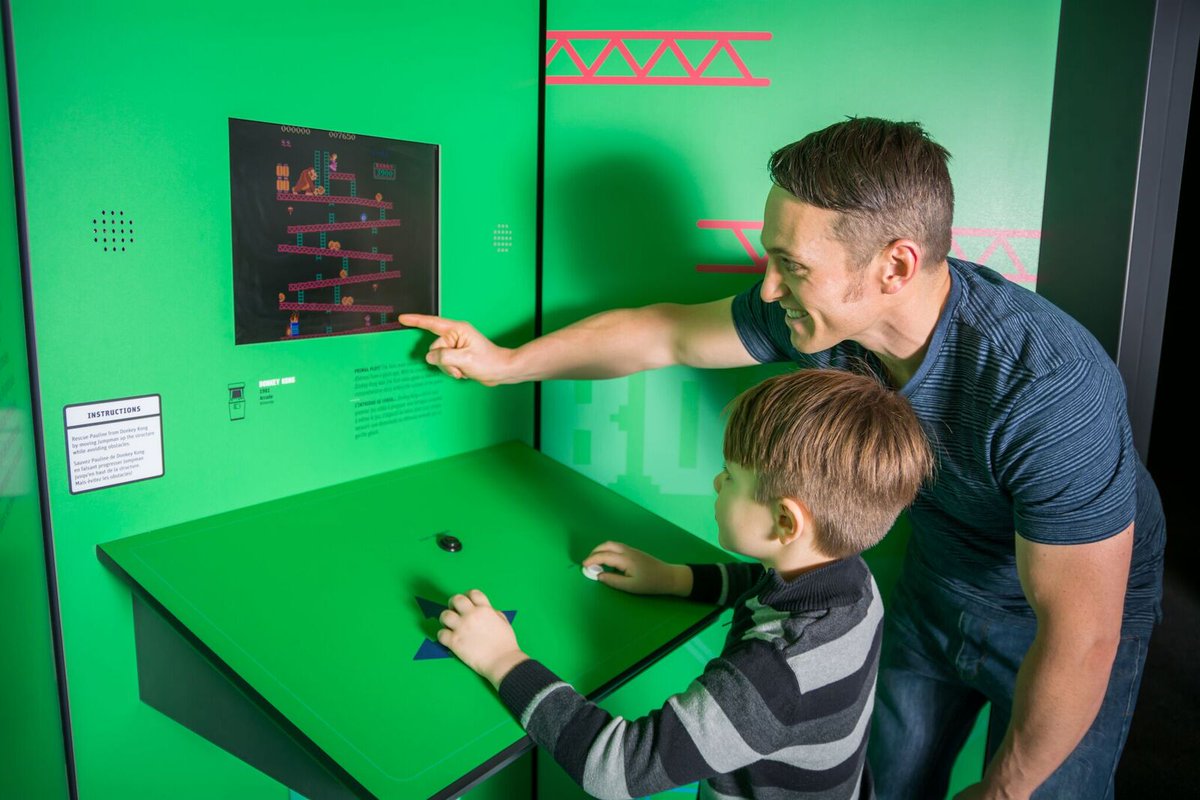 It's #NationalEmbraceYourGeekinessDay! A day to celebrate your hobbies, no matter how geeky.
Geeks of all kind are invited to visit #GameChangers at Grey Roots. It has a ton of fun #videogames to play with your geeky friends as well as lots of info on the evolution of #gaming.