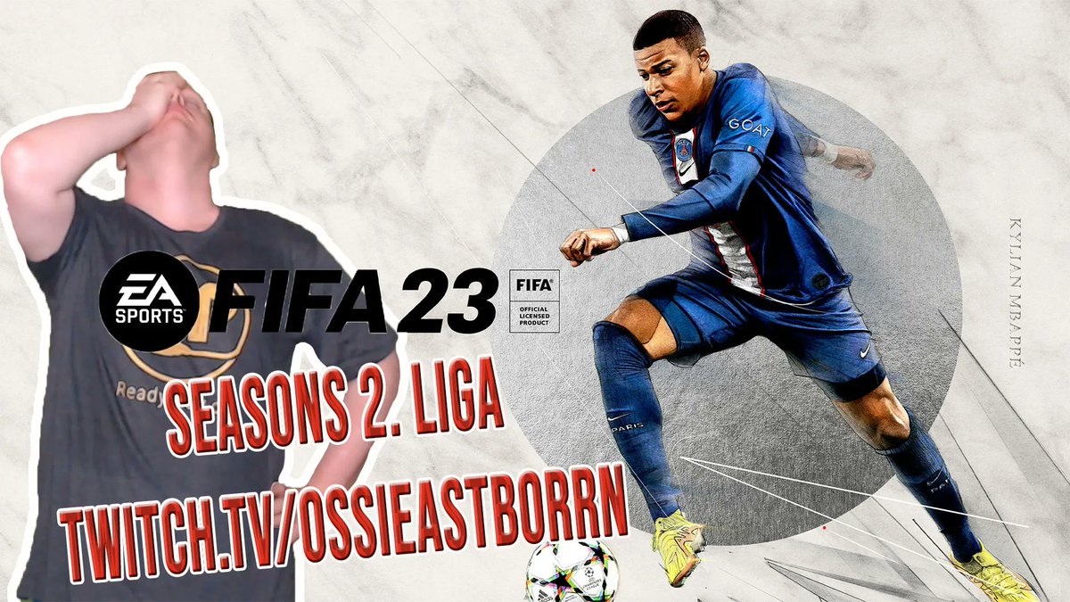 #Challenge-Stream #ManuelNeuer als Stürmer! #Knoblauch als Strafe #FIFA23 Seasons in Liga 2  ab 17 Uhr Live auf #Twitch
twitch.tv/ossieastborrn
#stream #fußball #bayern #münchen #EA #ElectronicArts #Neuer