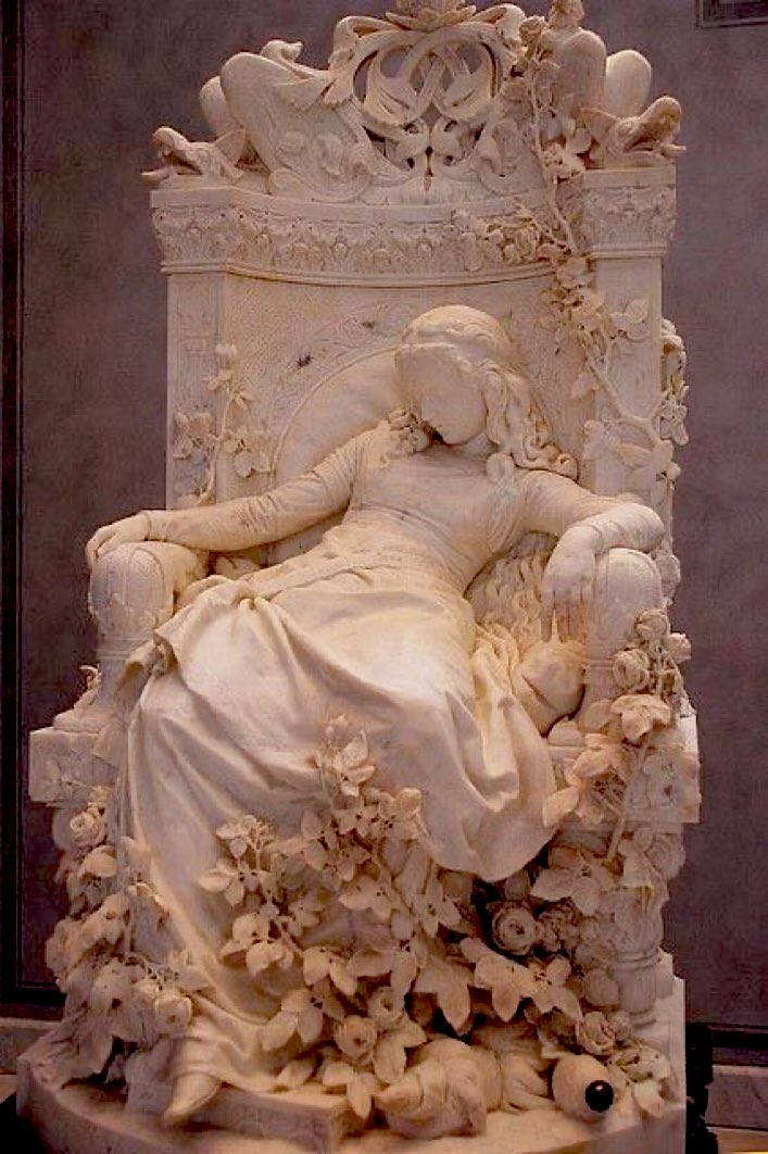 Dominiquepucini's tweet photo. "La surprenante métamorphose du sommeil nous rend égaux aux dieux."
Robert #Desnos #sommeil
Nationalgalerie Berlin - Sleeping Beauty
Ludwig Sussmann-Hellborn https://t.co/wFZGNEaOxz