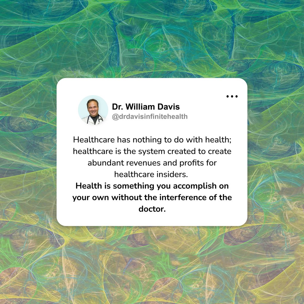 Dr. Davis Infinite Health tweet media