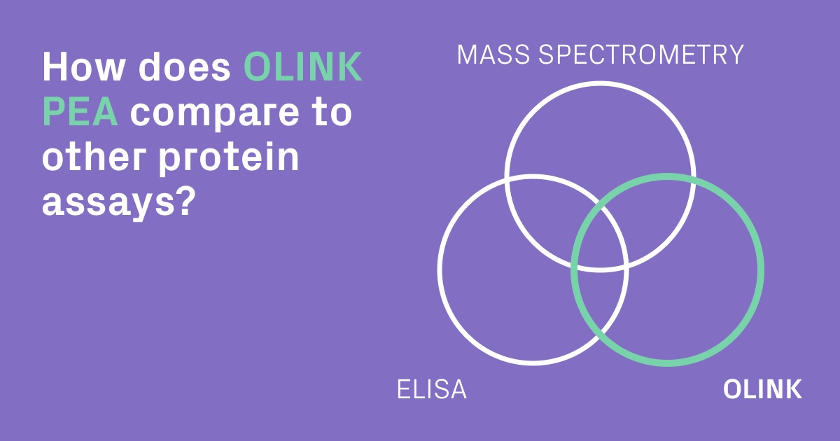 AzentaSciences's tweet image. The limitations of traditional protein assays have brought about a new method for protein #Biomarker detection – #Olink PEA. Learn about this groundbreaking technology &amp;amp; how it compares to other proteomics methods in our blog. Read now: hubs.ly/Q01WTMm90 #Proteomics