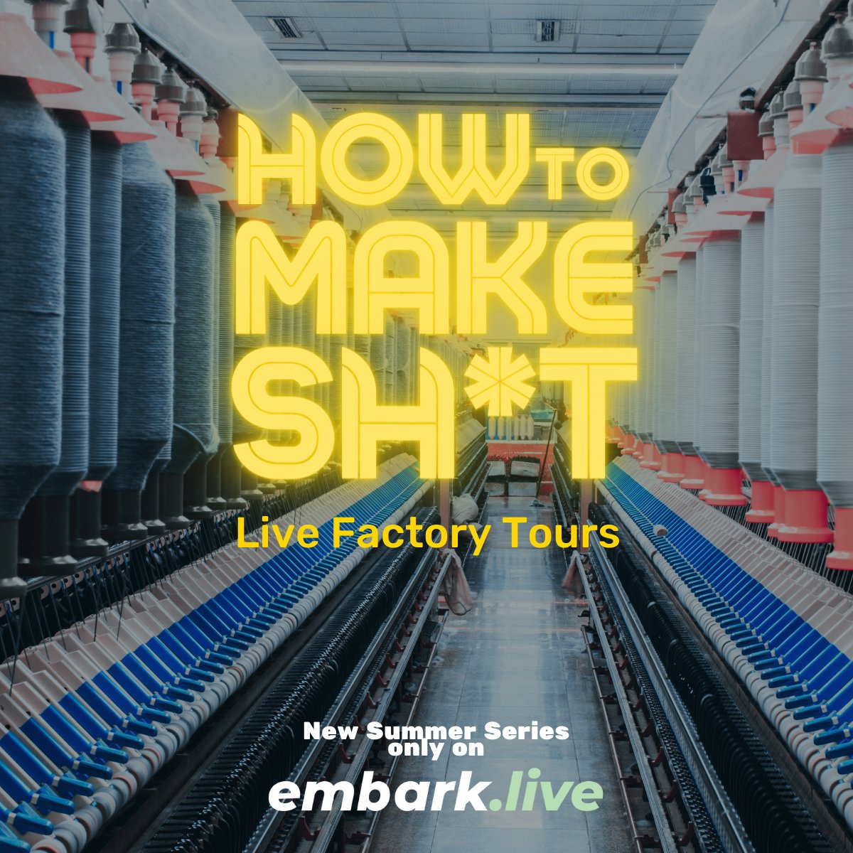 LIVE FACTORY TOURS ARE UPON US! That's right, you asked, we listened.  Our new series, HOW TO MAKE SH*T, is a live look at factories right here in the USA making some of the best garments, accessories, furniture, &amp; more! 
 
 #makersrow #fashionproduction #madeinamerica #madeinusa