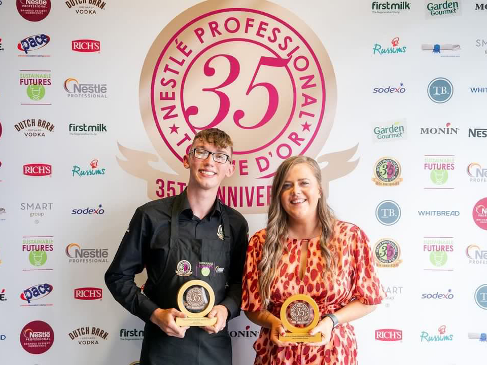 A massive congratulations to our HND Hospitality student Josh Kerr, who won the front-of-house Nestle Professional Toque d'Or grand final, after a week of competition against students from throughout the UK 🏆 🙌 

We are so proud of you Josh!