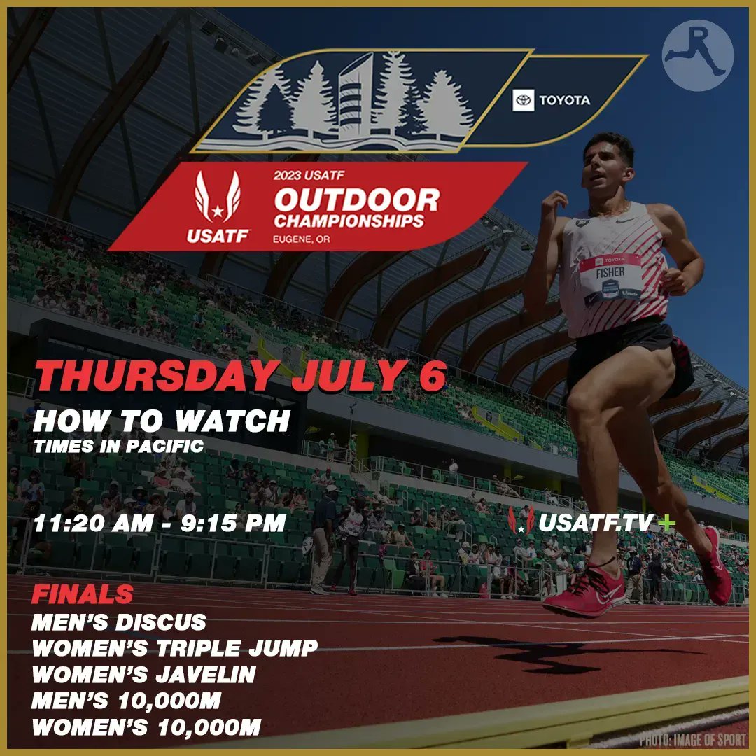 #USATFOutdoors is here!

Your day 1 viewing details 👇
⏰ 11:20 AM - 9:15 PM PT
📺 <a href="/usatf/">USATF</a> TV+ ➡️ buff.ly/3rfeiTV 
📊 buff.ly/3JGL6vq