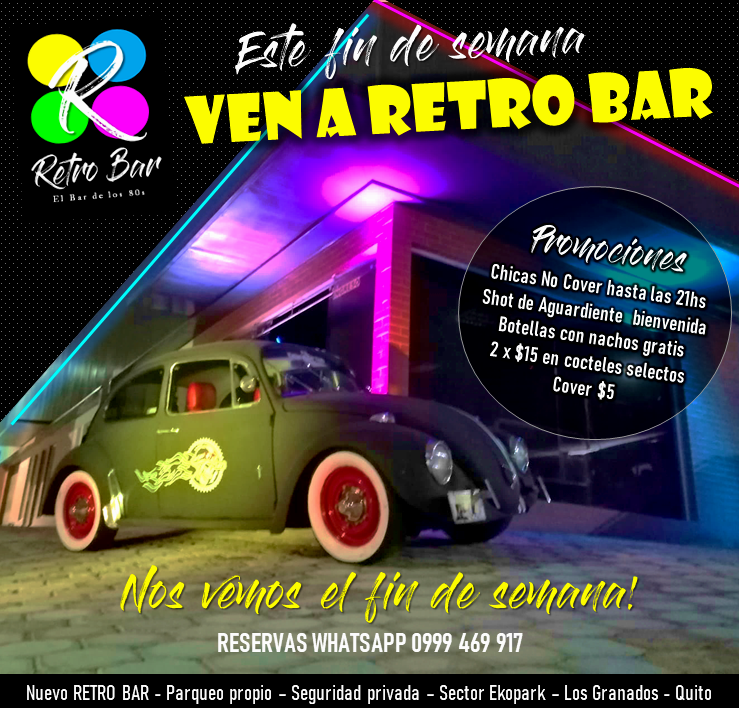 RetroBar80s's tweet photo. Ven este FIN DE SEMANA a RETRO BAR
Reservas WhatsApp 099 946 9917
Nuevo Retro Bar - Más cómodo y seguro
Amplio parqueo propio - Seguridad privada - Mejor zona
Sector Ekopark - Los Granados - Quito
*Ingreso es solo con reserva.
#quitoparty #baresquito #retrobar #quitonights #Quito https://t.co/jvw4j5Xqzb