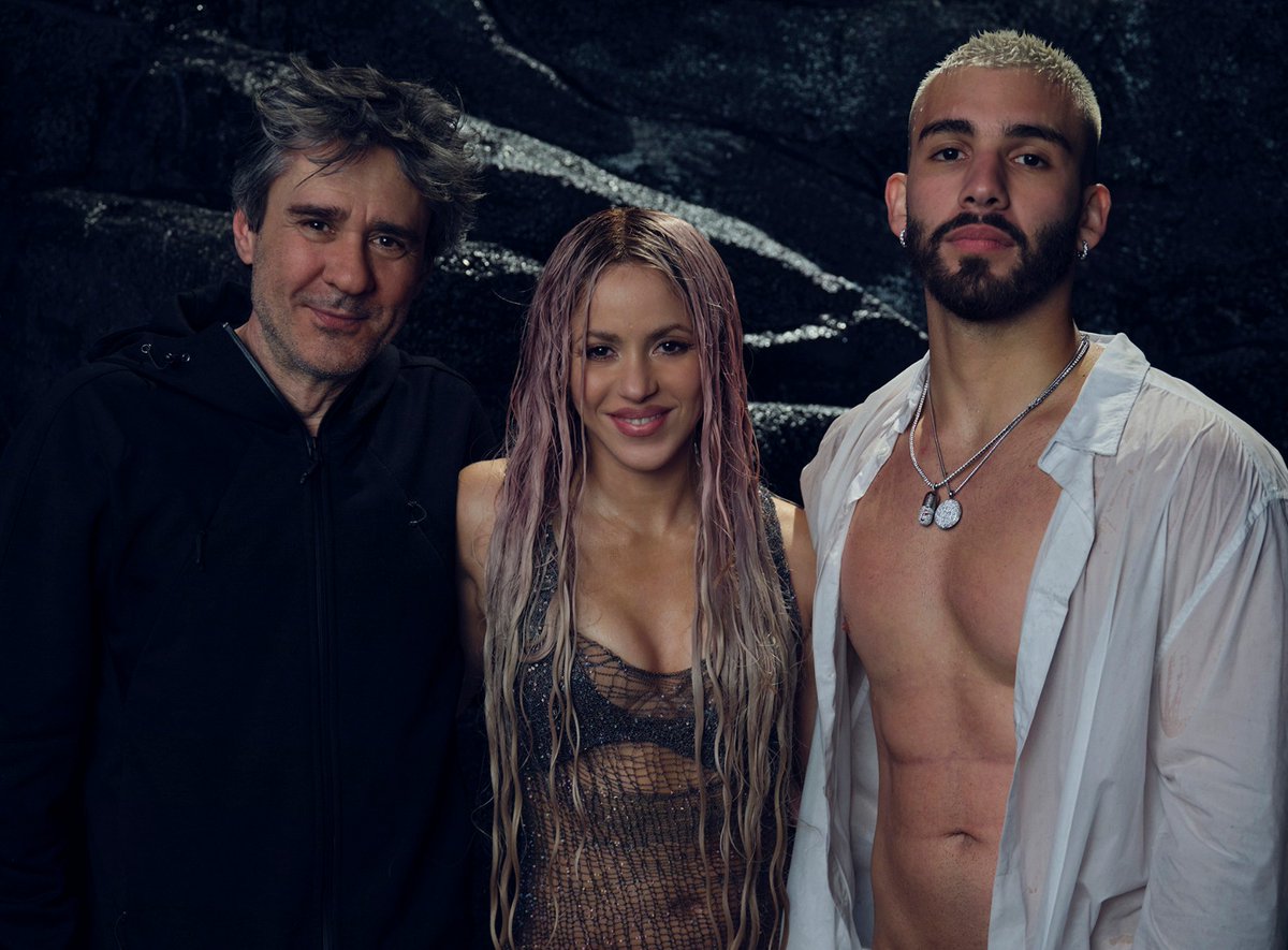 JaumedeLaiguana's tweet photo. On set filming with @shakira and @manuelturizo

#copavacia https://t.co/JwyWLk4Pjz