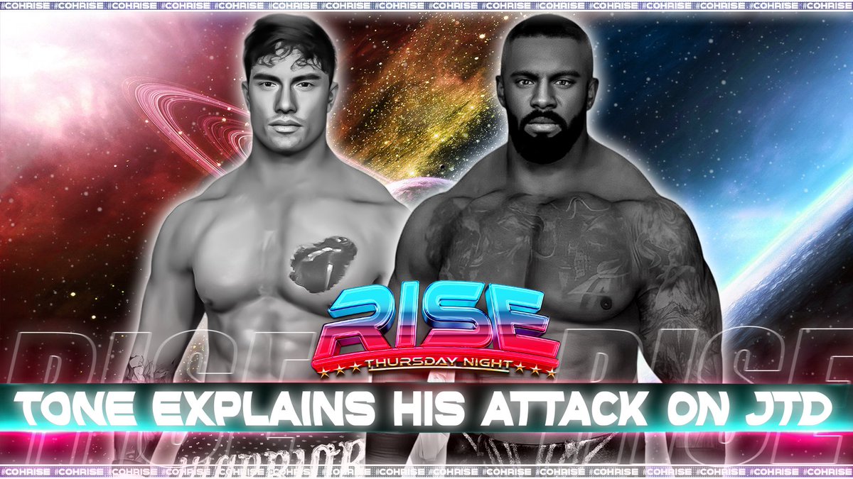 COHwrestling1's tweet photo. TONIGHT #COHRISE @ 6pm EST
🏆??? vs Bowden: TV Title
💎BubbleGum vs Cattaneo
💫Baker vs Thunder
💫D.A.D vs Influence
💫Brooks vs DH
💫HOH vs Devlin
💎Kayla vs Lulu
🏆Starr vs Blackwell: Iron Stallion
+ @AshleyRayne2K SPEAKS and MORE ⬇️
#WWE2K23
▶️📎https://t.co/rXYN0QtFTe https://t.co/hWrzTkA0mo