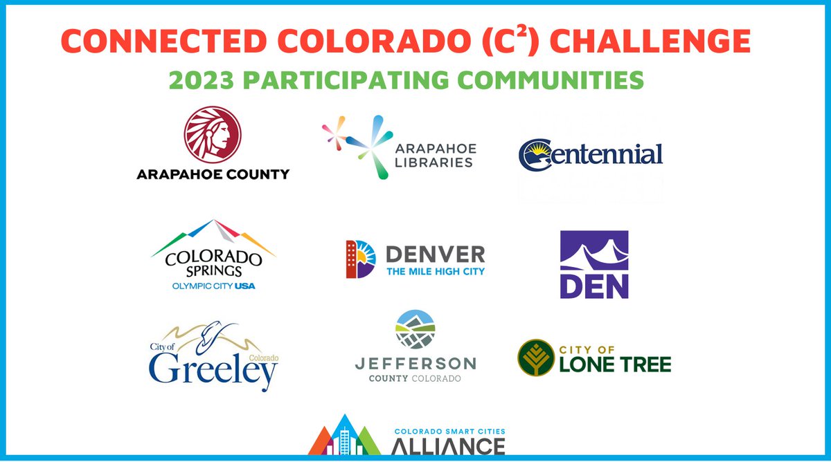 Our 2023 C^2 Challenge is accepting innovative solutions through Aug. 4 to address the problem areas of: Accessibility, Safe Streets or Public Safety. Innovators are invited to submit your ideas for a chance to work with CO communities and gain exposure. coloradosmart.city/c%c2%b2-challe…