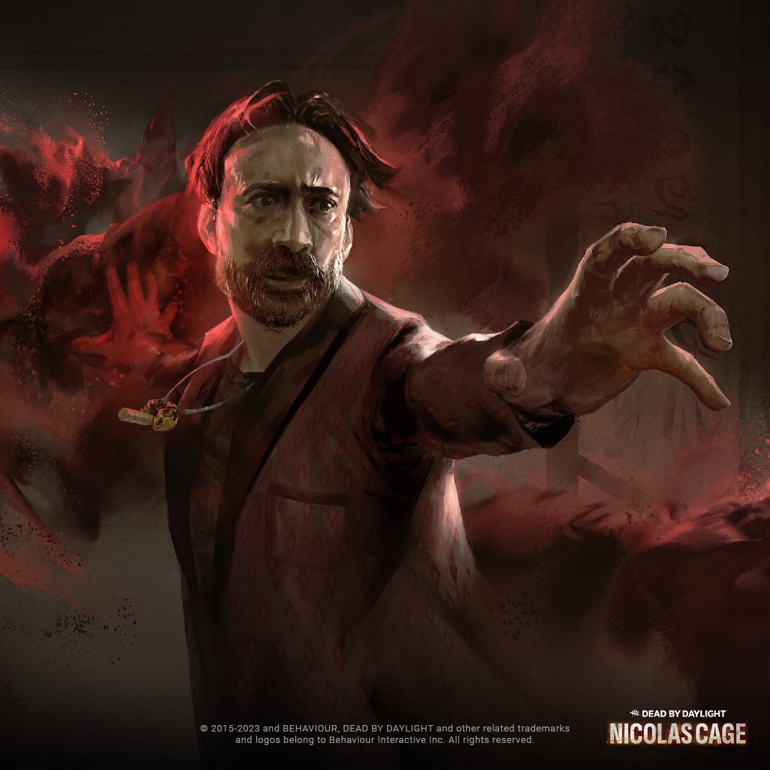 Nick f****n’ Cage.   

Discover how the legendary actor got swept into The Entity’s Realm. 

👉 dbd.game/3NuSOcT