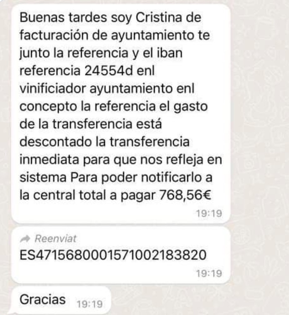 Aj_Tiana's tweet photo. ALERTA ESTAFES TELEFÒNIQUES

➡Si et truquen en nom de l'Ajuntament demanant informació relacionada amb el pagament dels teus tributs, no donis cap dada.
➡No transfereixis cap pagament.
➡Avisa immediatament a la Policia Local.
➕info: https://t.co/CJX38mPUU6 https://t.co/76mfvmanaw