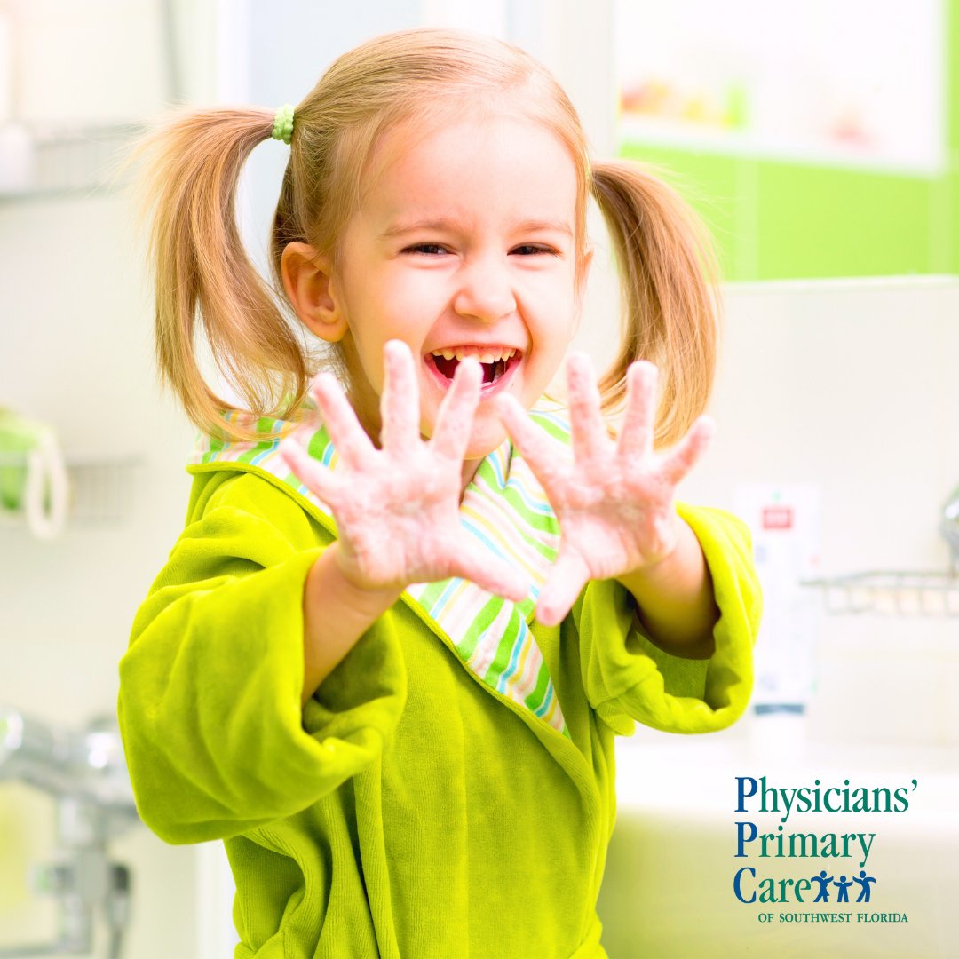 Washing your hands is one of the best ways to keep from getting sick. Clean hands are healthy hands!

#HealthyLiving #HealthyKids #ChildhoodHealth #CleanHands #HealthyHands #PhysiciansPrimaryCare #PPC