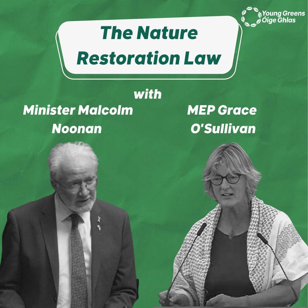 younggreens's tweet photo. Join us Monday 10th July @ 7pmfor our free webinar briefing on the Nature Restoration Law.
Two days before the important nature restoration law plenary vote in the European parliament, we discuss the current proposal. 
Registration link: https://t.co/aP1AY02XkY
#RestoreNature 1/2 https://t.co/wOq05SmMSe