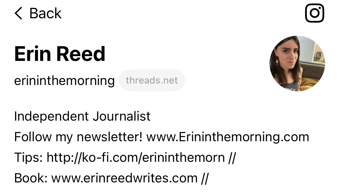ErinInTheMorn's tweet photo. At first glance, threads is the most promising competitor yet. I can do my work there, post video, and link publicly to my threads.

I’m going to give it a week but I may move my reporting there as it’s got nearly everything I need.

Waiting to see how moderation goes. https://t.co/z56CWFmiJp