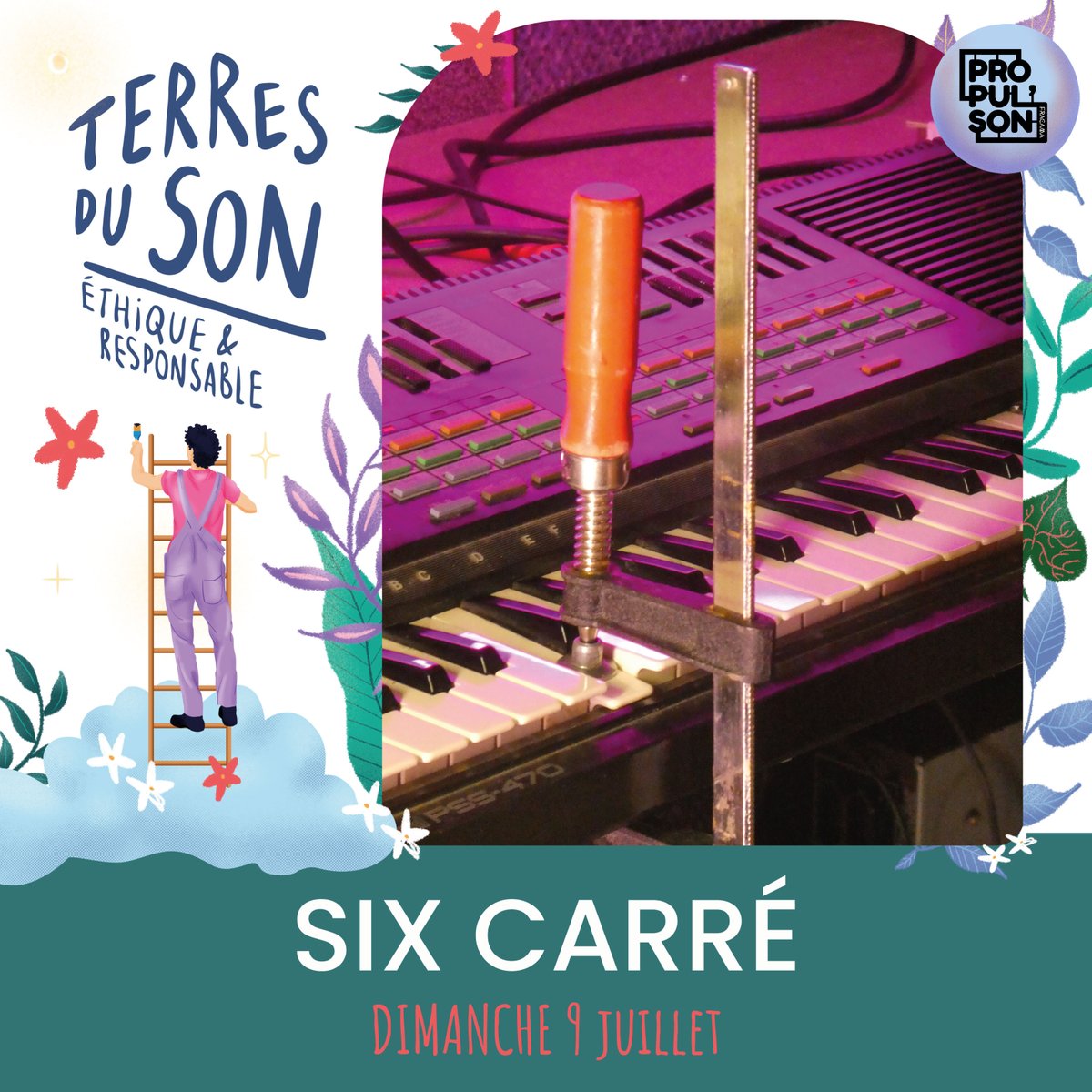 RCValdeLoire's tweet photo. #Culture 🎛️
🎪 @terresduson ouvre sa prairie du 7 au 9 juillet à Monts 🌾😎
🧐 La @RCValdeLoire vous propose avec la @FracaMa une sélection d'artistes du terroir estampillés #PropulSon 🚀
Découvrons-en un par jour :
🔟 Six Carré (expérimental)
📍 Chapiteau
🗓 Dimanche - 16h45 https://t.co/NV5SFM5ExN