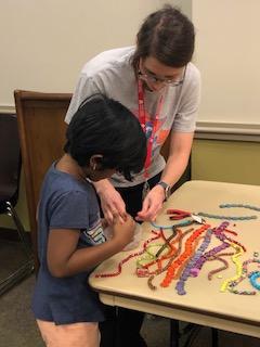 cobblibrary's tweet photo. #MountainViewLibrary folks had a blast learning how to bead their own bracelets with Eva G., a local jewelry maker w over 20 years of experience. Everyone got to go home with at least 2 bracelets. They were excited to show off what they had made to their friends and family! https://t.co/F1MiOsGbtF