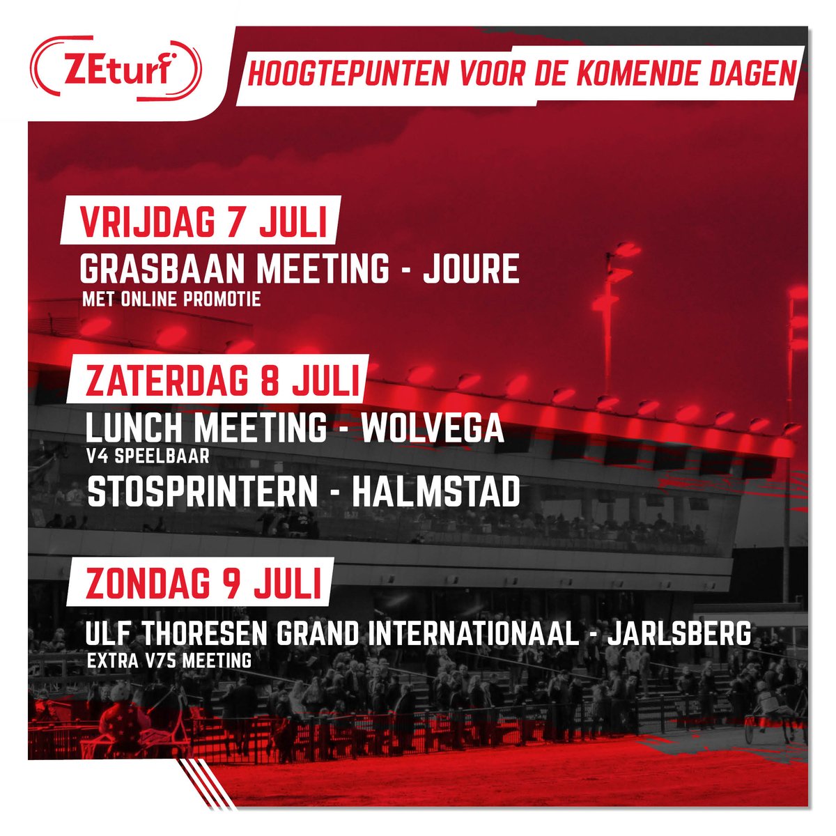 Het wordt een mooi weekend! 😍

#Joure #Wolvega #Paardenrace #Zweden