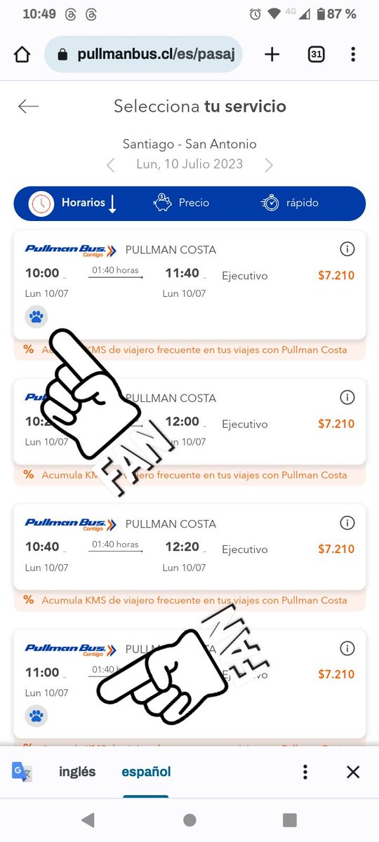 Bosspowered's tweet photo. Quieres viajar con tu mascota a la costa en locomoción? La empresa Pullman Bus ofrece esta opción a San Antonio(también otros lugares)
Visita su sitio online y dónde aparezca la garrita es porque tiene este servicio.
@carlitalabra
@Yuyi_Lo
@fundacionikigai
@janyspring https://t.co/fXro1Tl3in