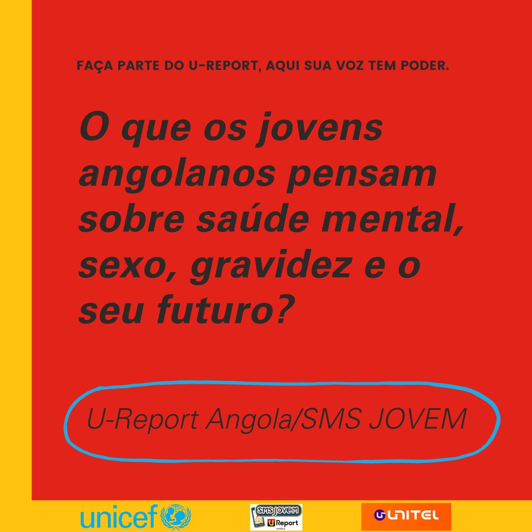 #SMSJovem

A plataforma permite que os jovens participem na construção do seu futuro onde estes possam aceder confidencialmente a informações gratuitas e confiáveis.

Envia sms com a palavra JUNTAR para o número 140 e responde às perguntas que receberes.

angola.ureport.in