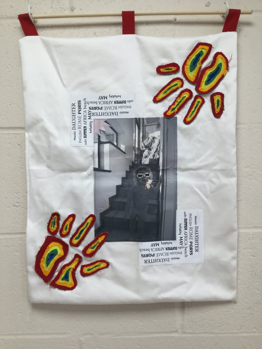 PipersArts's tweet photo. More fantastic #PipersYear9 wallhangings! Well done!
#Pipersenior https://t.co/JNkD5UEjwU