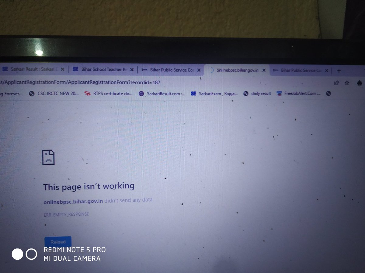 Chandan26564581's tweet photo. @atulpmail sir. सुबह से #BPSC_TRE_TEACHER की वेबसाइट ओपन नहीं हो रहीं है।। इस काठीनाई को दूर करने का कष्ट करें सर।
पूरे आठ घंटे बीत गए सुबह से #cyber_cafe में हूं।। i humble request you sir. plz solve our problem.. 😥🙏🇮🇳 https://t.co/kDkPmshnhY
