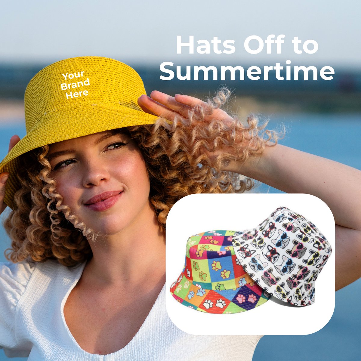Not your ordinary merch – rep your brand in style with our selection of bucket hats! Find them at mpcpromotions.com.