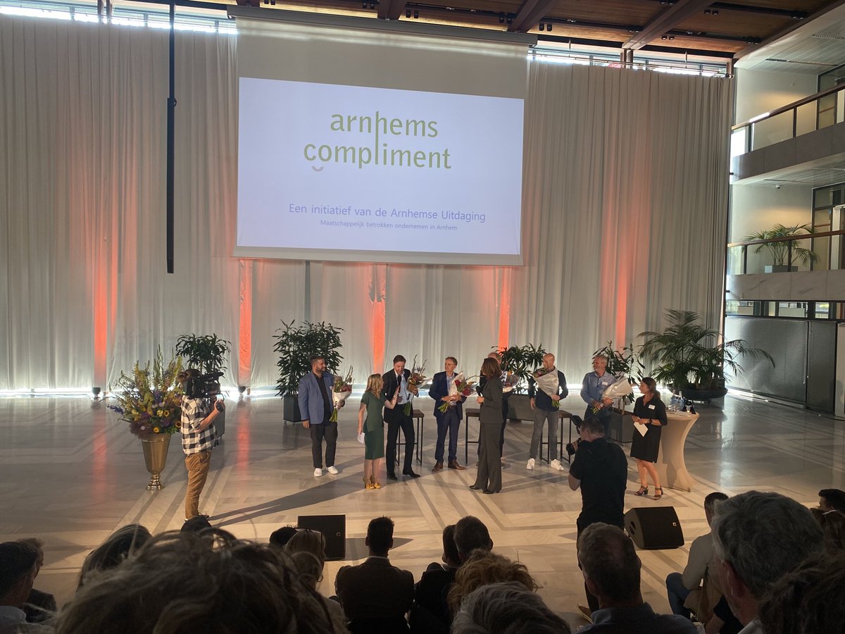 Winnaar publieksprijs #arnhemseuitdaging is ⁦<a href="/dirkzwager_nl/">Dirkzwager</a>⁩ wegens grote maatschappelijke inzet! Terecht!