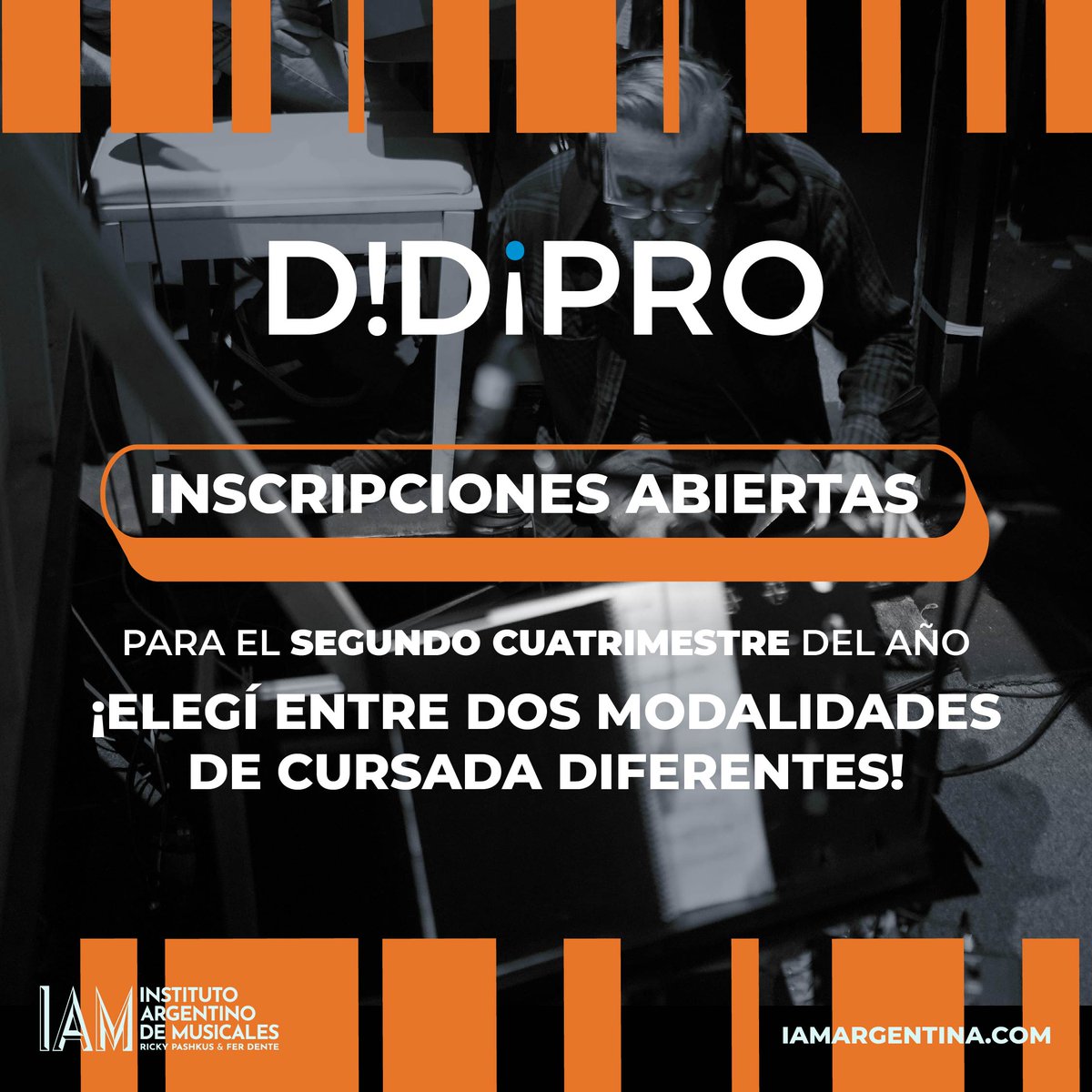 ¡𝐕𝐔𝐄𝐋𝐕𝐄 𝐃𝐈𝐃𝐈𝐏𝐑𝐎!
Inscripciones abiertas para la segunda parte del año.

Toda la info áca: bit.ly/43eP7he

#teatro #direcciónteatral #producciónteatral #escenografía #stagemanager <a href="/pashkus/">Ricky Pashkus</a>