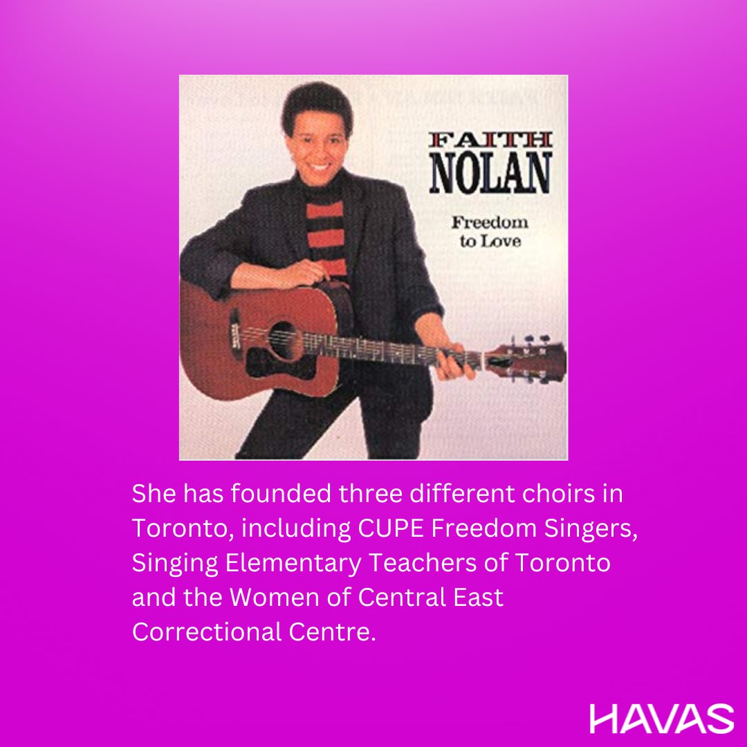 Today our pride figure is Faith Nolan, an activist, filmmaker and jazz-folk singer. 

#pride #havas