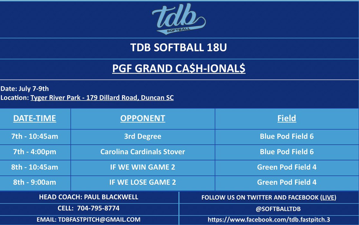 TDB Softball (@softballtdb) on Twitter photo Great competition to watch the ladies compete! Going to be a fun weekend! <a href="/RaynaBlackwell/">Rayna Blackwell</a> <a href="/LillieGraceMoo2/">Lillie-Grace Moore</a> <a href="/LeleBennett/">Lyrical Bennett (Lele)</a> <a href="/kayleeeubankss/">Kaylee Eubanks</a> <a href="/ElissaRich05/">Elissa Rich</a> <a href="/Allie_Boone2024/">Allie Boone</a> <a href="/IsabellaFamilia/">Isabella Familia</a> <a href="/_aubremoore_/">Aubre Mooređź–¤</a> <a href="/reecepickett13/">Reece Pickett 2024</a> <a href="/macie_tillman/">Macie Tillman</a> Great competition to watch the ladies compete! Going to be a fun weekend! <a href="/RaynaBlackwell/">Rayna Blackwell</a> <a href="/LillieGraceMoo2/">Lillie-Grace Moore</a> <a href="/LeleBennett/">Lyrical Bennett (Lele)</a> <a href="/kayleeeubankss/">Kaylee Eubanks</a> <a href="/ElissaRich05/">Elissa Rich</a> <a href="/Allie_Boone2024/">Allie Boone</a> <a href="/IsabellaFamilia/">Isabella Familia</a> <a href="/_aubremoore_/">Aubre Mooređź–¤</a> <a href="/reecepickett13/">Reece Pickett 2024</a> <a href="/macie_tillman/">Macie Tillman</a>