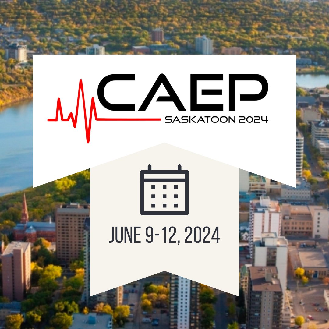 CAEP Residents (@caepresidents) on Twitter photo Mark your calendars 📆 The next <a href="/CAEPConference/">#CAEP24 Saskatoon</a> comes to beautiful Saskatchewan for the very first time June 9th - 12th 2024 #CAEP24
For more information, visit caepconference.ca Mark your calendars 📆 The next <a href="/CAEPConference/">#CAEP24 Saskatoon</a> comes to beautiful Saskatchewan for the very first time June 9th - 12th 2024 #CAEP24
For more information, visit caepconference.ca