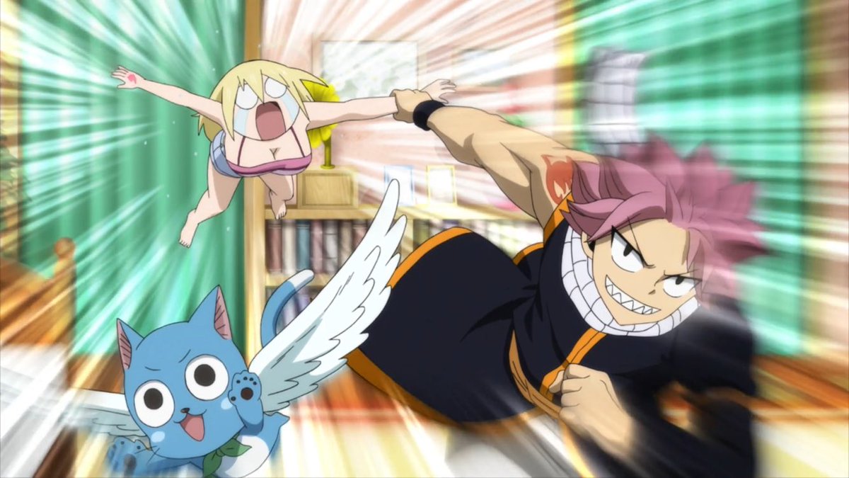 _Nalu4eva_'s tweet photo. Dragging Lucy is one of Natsu's favorite things to do 😆💕 https://t.co/f0hScWt1RX