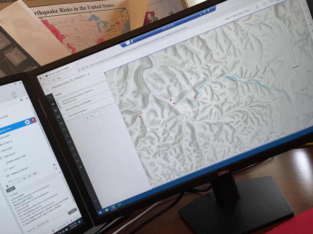 teoespero's tweet image. Now we’re making web maps #arcgis #arcgisonline #webmap #sysadmin #esritraining #esri #esrigram #workingstudent @EsriTraining