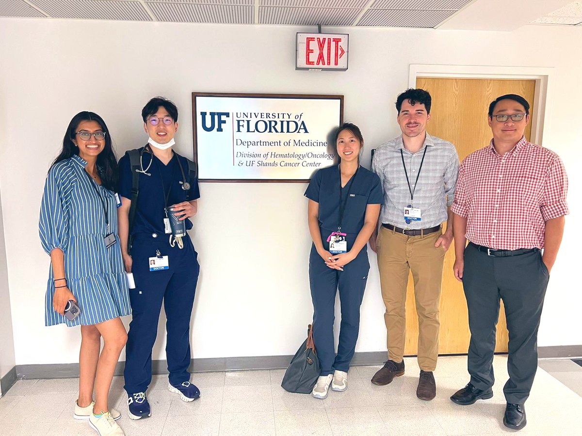 Thrilled to welcome our newest class of Heme/Onc fellows to the Gator family! Destined for big, wonderful things & we can’t wait to watch them shine 🤩🐊 @UFHealthCancer @UFMedicine