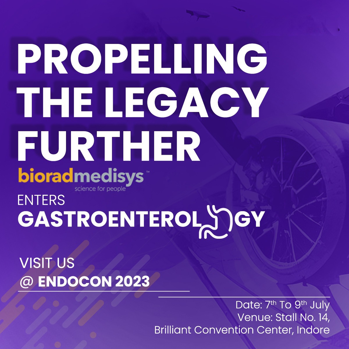 biorad_medisys's tweet photo. Visit us @ENDOCON 2023 on 7th-9th July as we showcase our range of gastroenterology products at Stall No. 14, Brilliant Convention Center, Indore.
#bioradmedisys #scienceforpeople #conference2023 #gastroenterology #ENDOCON https://t.co/Jo4e9TgzUa