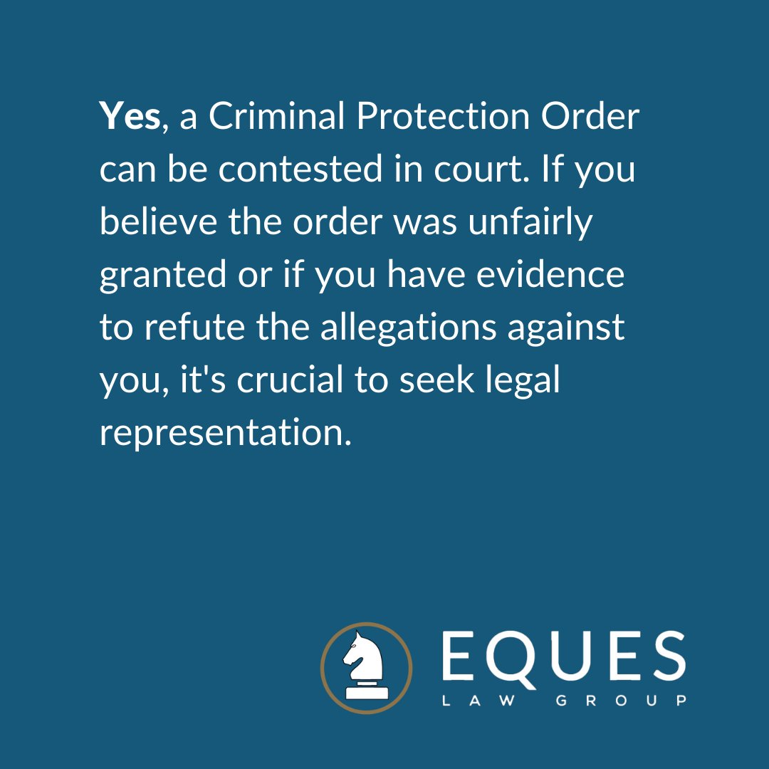 eques_law's tweet image. Our skilled attorneys have extensive experience in handling protection order cases and will work diligently to protect your rights. Reach out to us today for a free consultation. 
#CriminalProtectionOrder #LegalFAQ #LegalSupport
