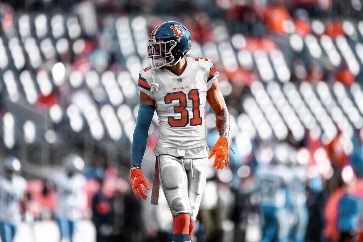 Closer look at my Denver Broncos Uniform Redesign