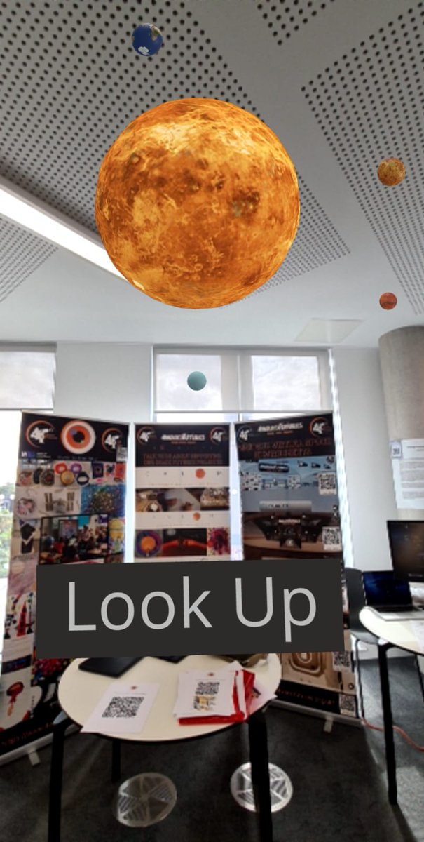 If you're at #NAM2023 in Cardiff this week, check out the @4wfcomms stand! Mark is advertising the Eyes to the Sky project, an @STFC_Matters-funded initiative that introduces young people from underserved backgrounds to astronomers, technicians, and their amazing work.